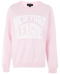 Topshop New York League Slogan Sweatshirt
