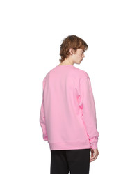 Moschino Pink 3d Logo Sweatshirt