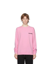 Moschino Pink 3d Logo Sweatshirt