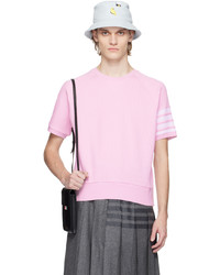 Thom Browne Pink 4 Bar Sweatshirt