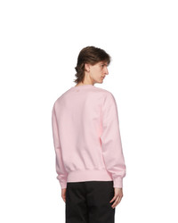 AMI Alexandre Mattiussi Pink Ami De Coeur Sweatshirt