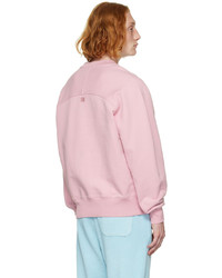 AMI Alexandre Mattiussi Pink Ami De Cur Sweatshirt