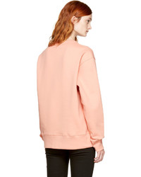Acne Studios Pink Fairview Face Sweatshirt