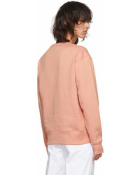 Acne Studios Pink Fairview Face Sweatshirt