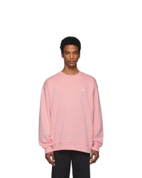 Acne Studios Pink Oversized Forba Face Sweatshirt