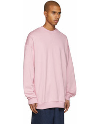 Marques Almeida Pink Oversized Sweatshirt