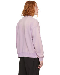 Off-White Purple Laundry Script Skate Sweatshirt