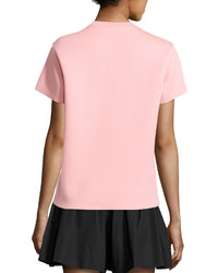 Marc Jacobs Sequined Mtv Short Sleeve Sweatshirt Powder Pink