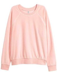 H&M Velour Sweatshirt