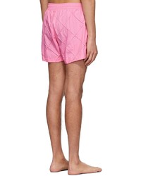 Bottega Veneta Pink Nylon Swim Shorts