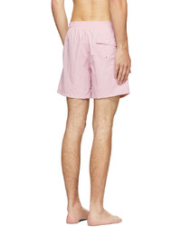 Bather Pink Solid Swim Shorts