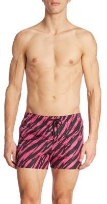 zebra swim trunks