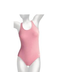 Competition Swimsuit One Piece Pink Matte