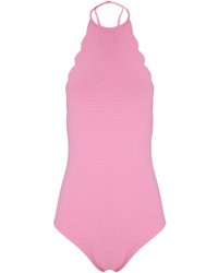 Marysia Swim Flamingo Pink Halterneck Mott Swimsuit