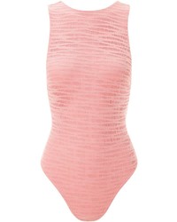 Prism Light Pink Textured Samar Swimsuit