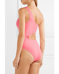 Solid & Striped The Claudia One Shoulder Cutout Swimsuit