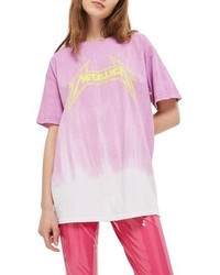 Topshop By And Finally Metallica Ombre Tee