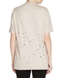 Givenchy Destroyed Logo Jersey Tee