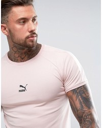 Puma Muscle Fit T Shirt In Pink To Asos