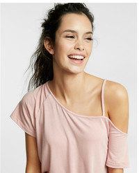 Express One Eleven Cut Out One Shoulder Tee