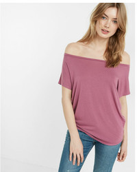 Express One Eleven Off The Shoulder London Tee