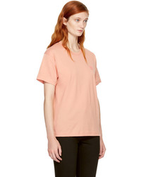 Acne Studios Pink Nash Face T Shirt