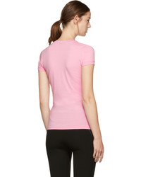 Versace Pink Studded Medusa T Shirt