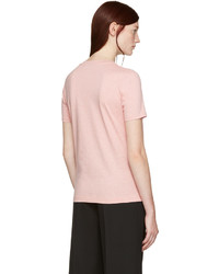 Acne Studios Pink Taline Face T Shirt