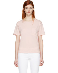 Amo Pink Tomboy Pocket T Shirt