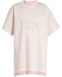 Vetements X Hanes Oversized Double Layer Cotton T Shirt