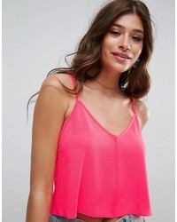 Asos Cropped Cami With Low Back