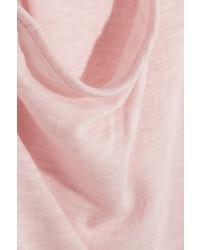 Splendid Crossover Back Slub Supima Cotton And Micro Modal Blend Tank Pastel Pink