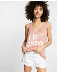 Express I Do Scoop Muscle Tank