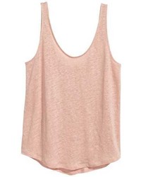 H&M Linen Jersey Tank Top