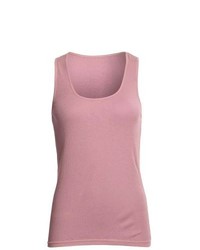 Specially made Rib Knit Tank Top Cotton Pink