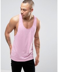 Asos Tank With Extreme Racer Back In Pink