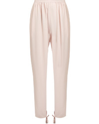 Chloé Chlo Tapered Leg Ankle Tie Cady Trousers