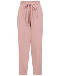 Girls On Film Pink Tapered Trousers