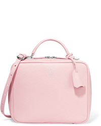 MARK CROSS Laura Textured Leather Tote Pastel Pink