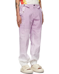 Faith Connexion Purple Tie Dye Cargo Pants