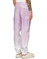 Faith Connexion Purple Tie Dye Cargo Pants