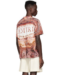 Amiri Brown Cotton T Shirt