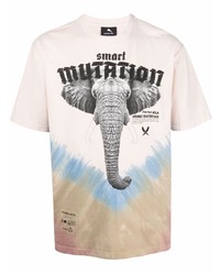 Mauna Kea Elephant Print Tie Dye T Shirt
