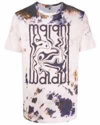 Isabel Marant Graphic Print Tie Dye T Shirt