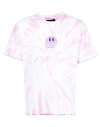 Palmer//Harding Graphic Print Tie Dye T Shirt