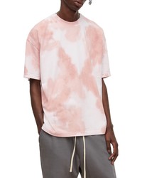 AllSaints Kura Tie Dye Cotton T Shirt In Ceramic Pink At Nordstrom