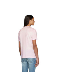 Versace Pink Tie Dye Medusa T Shirt