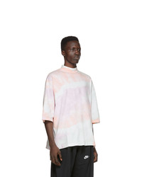 SASQUATCHfabrix. Pink Tie Dye Mock Neck T Shirt