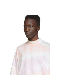 SASQUATCHfabrix. Pink Tie Dye Mock Neck T Shirt