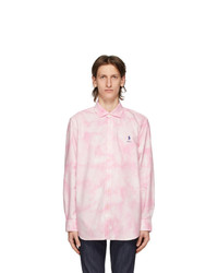 Pink Tie-Dye Long Sleeve Shirt